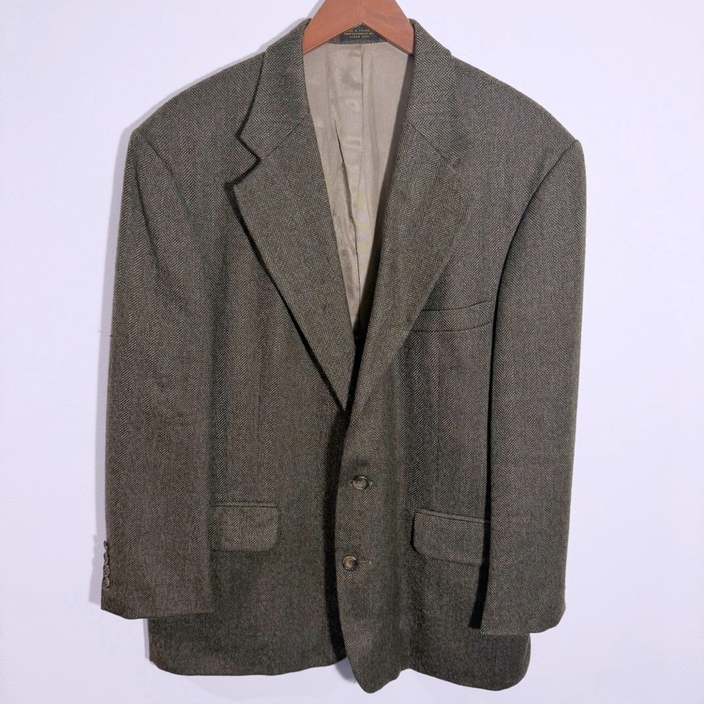 Oscar De La Renta Sports Coat/Blazer 100% Wool Size‎ 44S
